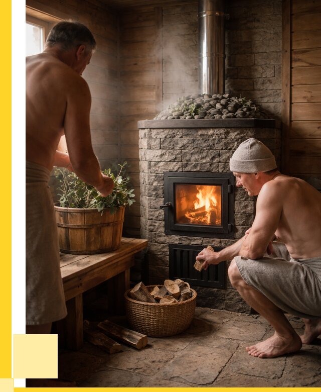 Банные печи под ключ в Донском от 45594 р. | ЭриданДнс кирпичная