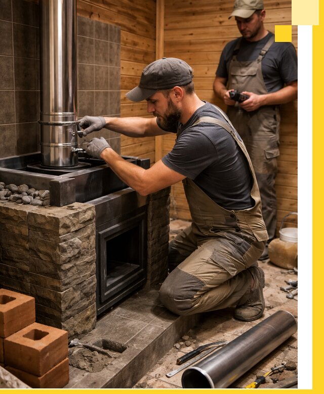 Изготовление и установка банных печей под ключ в Донском