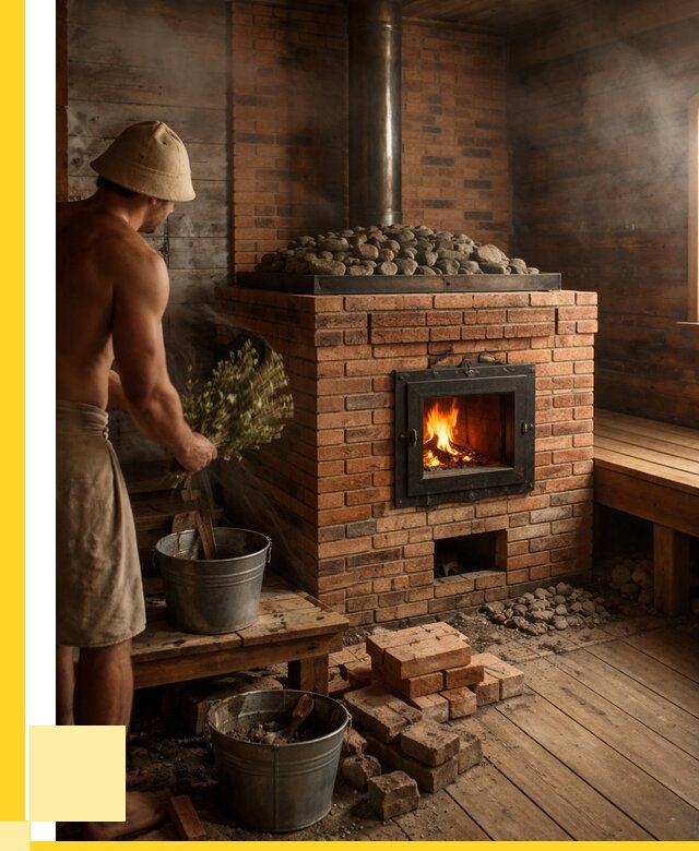 Кирпичные банные печи в Донском от 91188 р. | ЭриданДнс