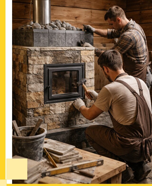 Облицовка банной печи в Донском от 15198 р. | ЭриданДнс