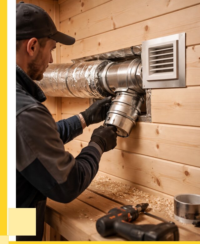 Монтаж вентиляции бани в Донском от 12158 р. | ЭриданДнс