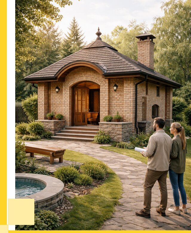 Проект кирпичной бани в Донском от 30396 р. | ЭриданДнс