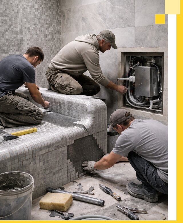 Проекты хамамов под ключ в Донском и дизайн и строительство