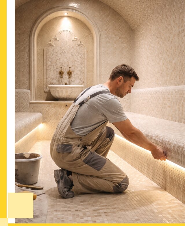 Отделка хамамов под ключ в Донском от 5573 р. | ЭриданДнс