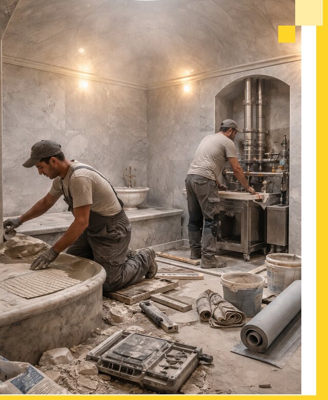 Строительство турецких бань хаммам под ключ в Донском