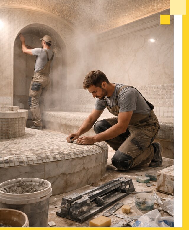 Профессиональный дизайн хамама и SPA под ключ в Донском