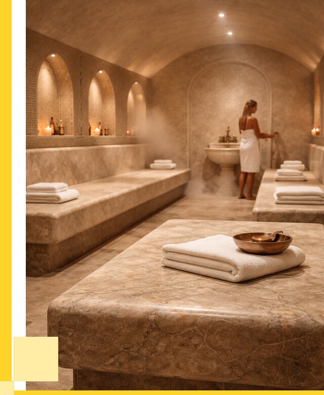 Лежаки для хамама в Донском под ключ от 35462 р. | ЭриданДнс