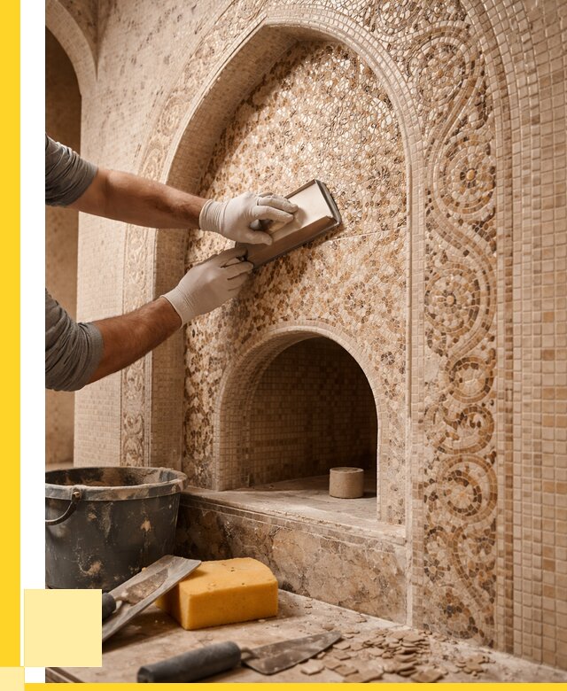 Мозаика для хамама в Донском под ключ от 5066 р. | ЭриданДнс