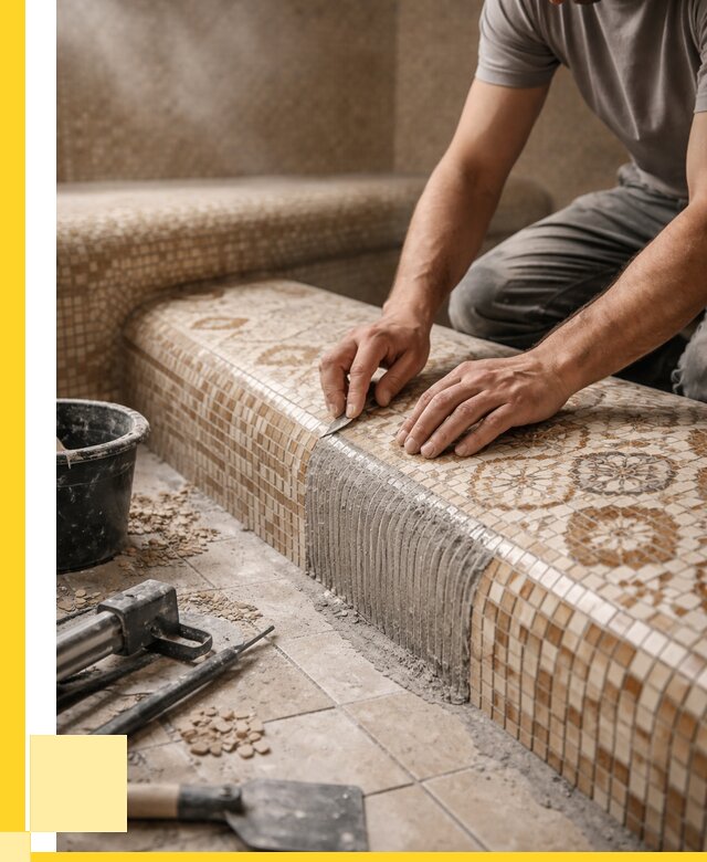 Плитка для хамама под ключ в Донском от 3546 р. | ЭриданДнс