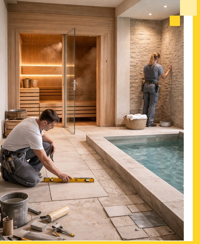 Комплексный дизайн и отделка интерьеров SPA под ключ в Донском